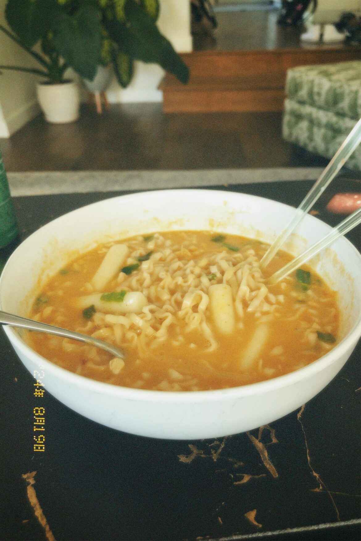 definitely not authentic but my try at a korean soup!!!