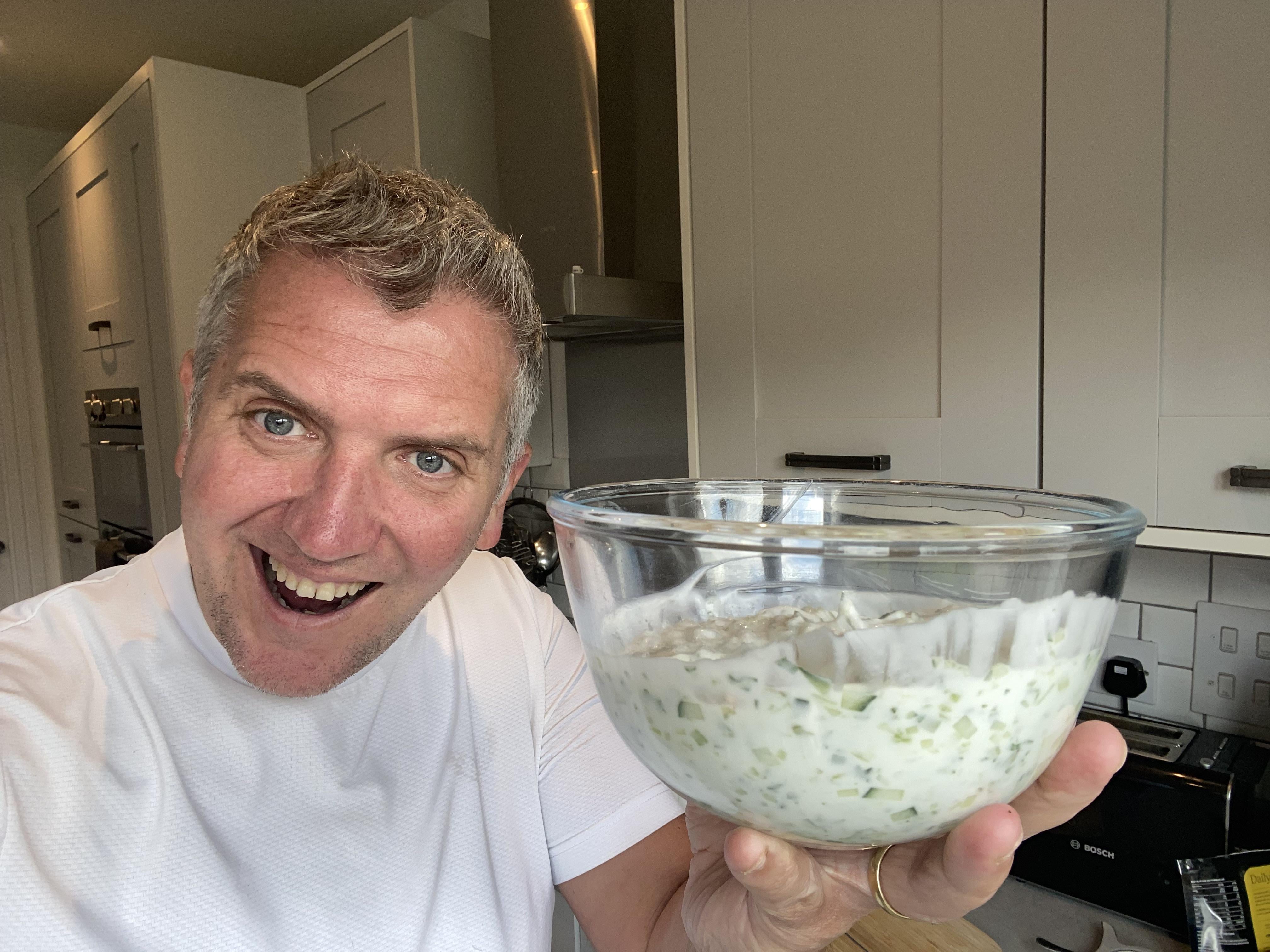 Tzatziki is a classic Greek dip made with yogurt, cucumber, garlic ...