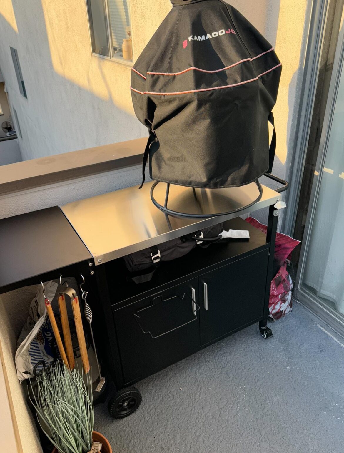 Finally Found an affordable Grill Cart for the Joe Jr Finally Found an affordable Grill Cart for the Joe Jr