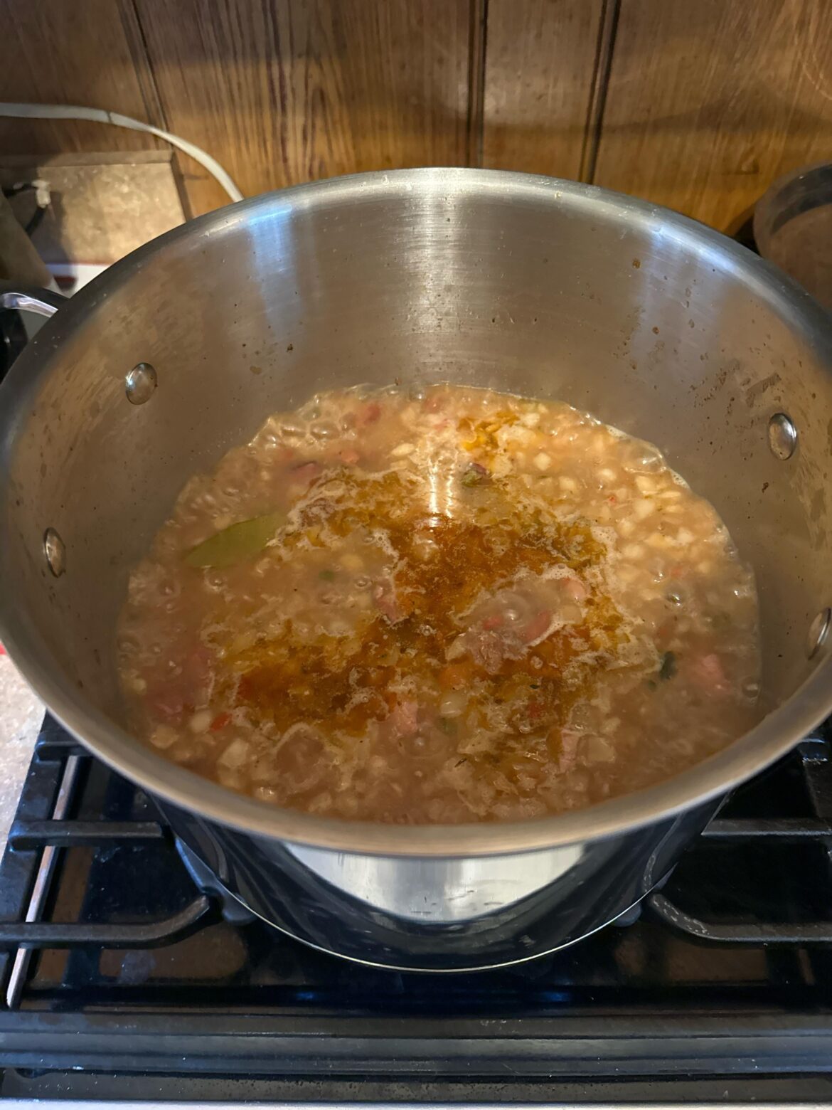 Kenji’s Red Beans and Rice on to boil