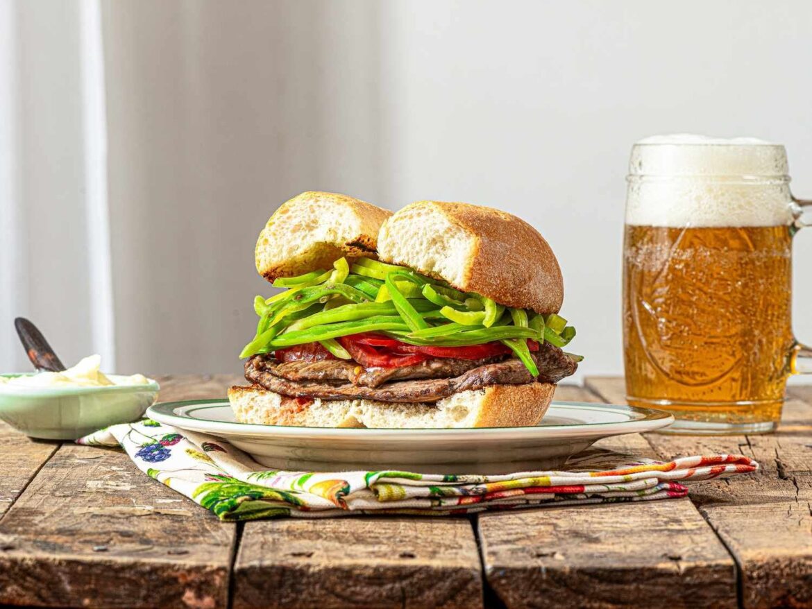 You should make the Chacarero Chileno (Chilean Steak and Green Bean Sandwich) for dinner.