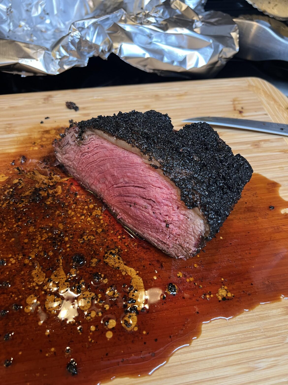 Reverse seared picanha