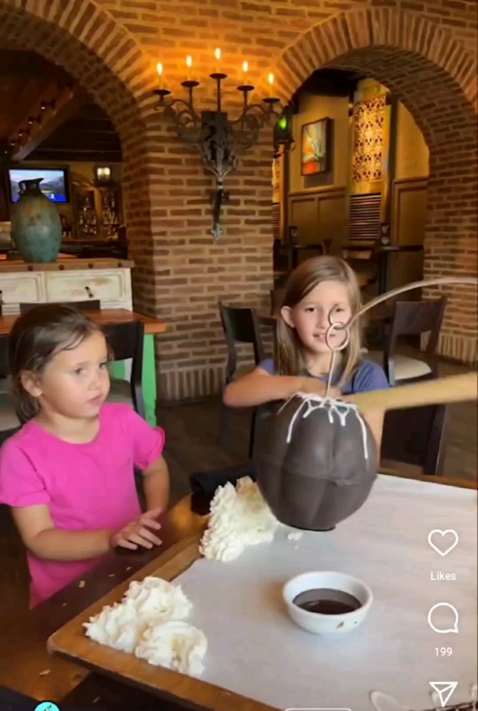 Piñatas should be left outside.