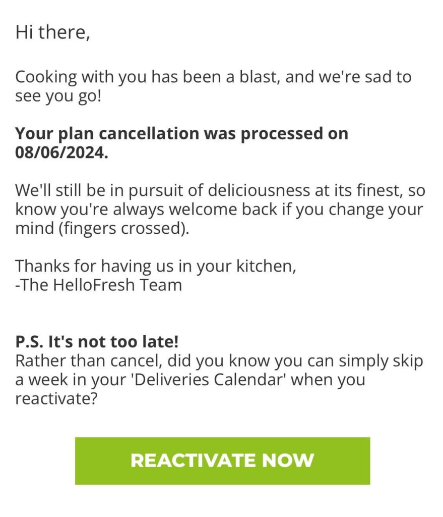 HF deactivated my account and now won’t give me back my “free breakfast for life”