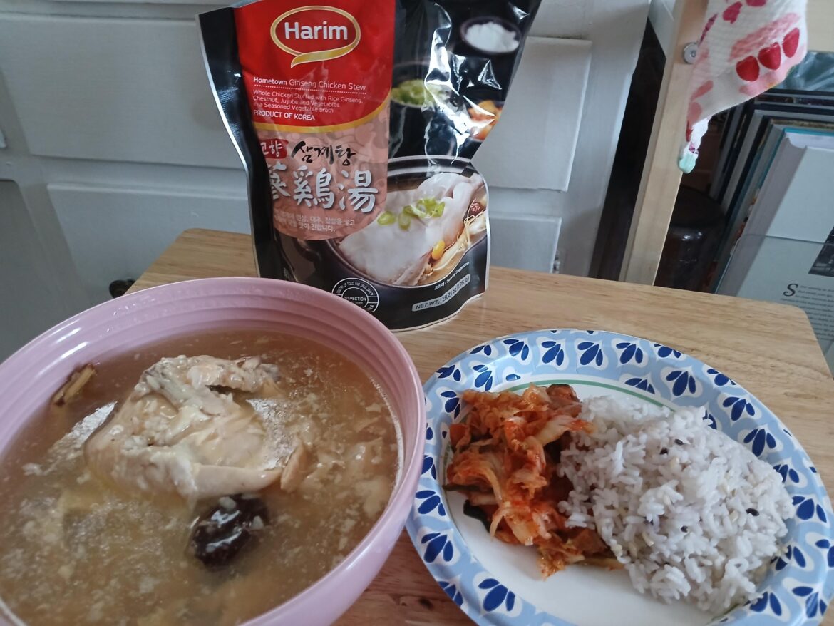 Wife wanted her food I wanted my bag of chicken