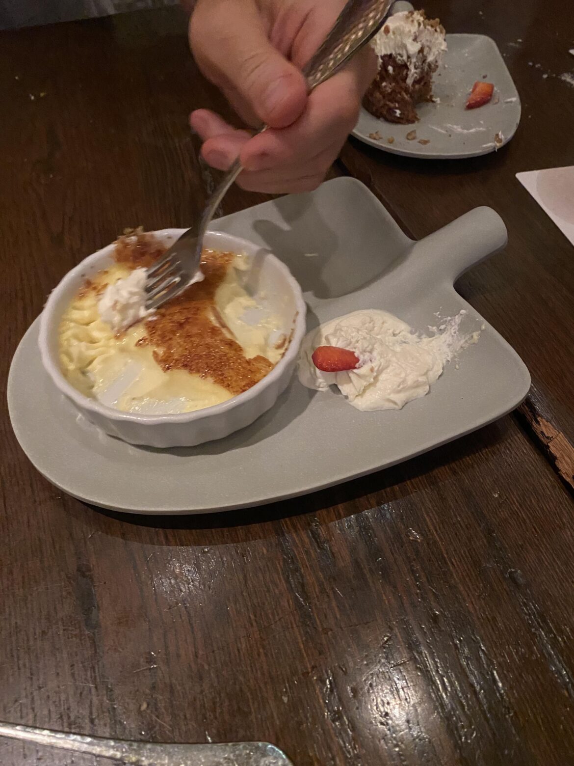 Shovel crème brulée?