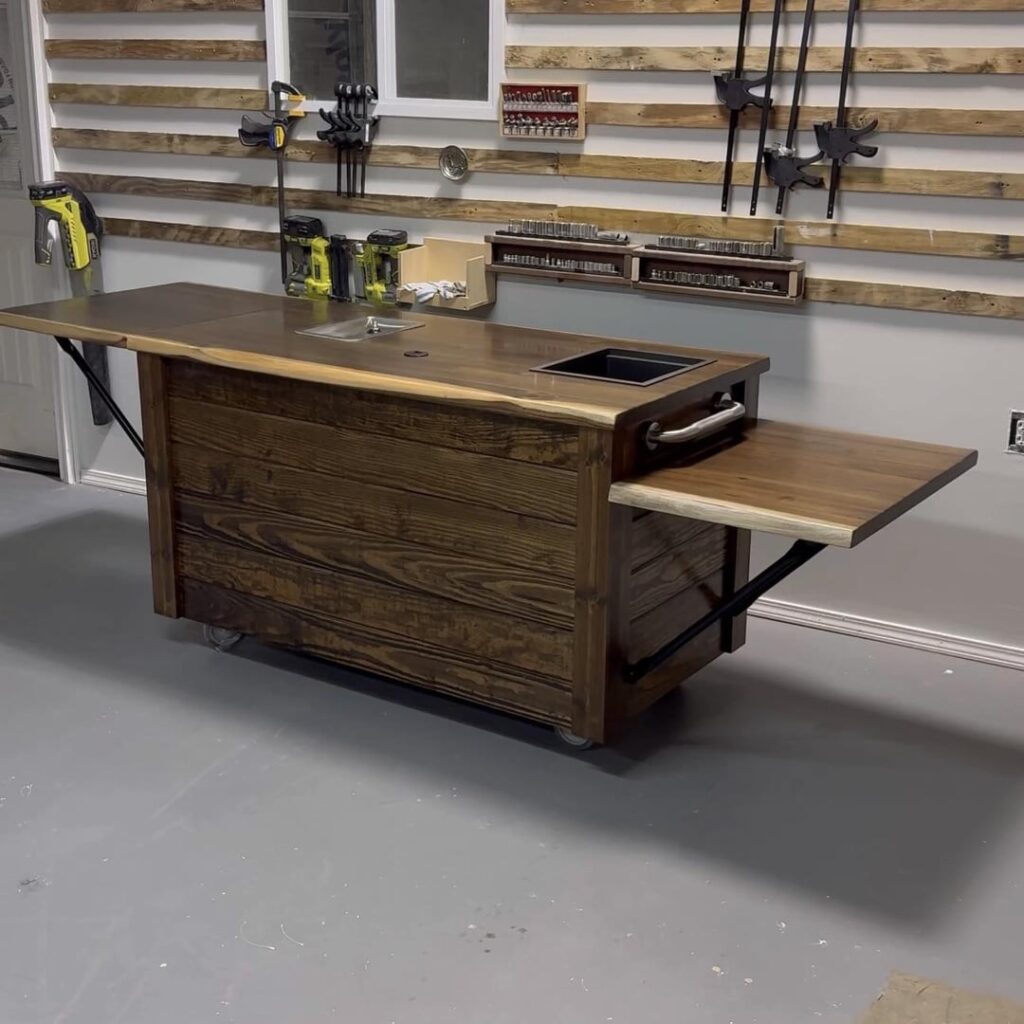 I had a client tell me to post here. I’m a carpenter and I’ve somehow become the go to guy to make collapsible mobile coffee bars. Let me know if you need one!