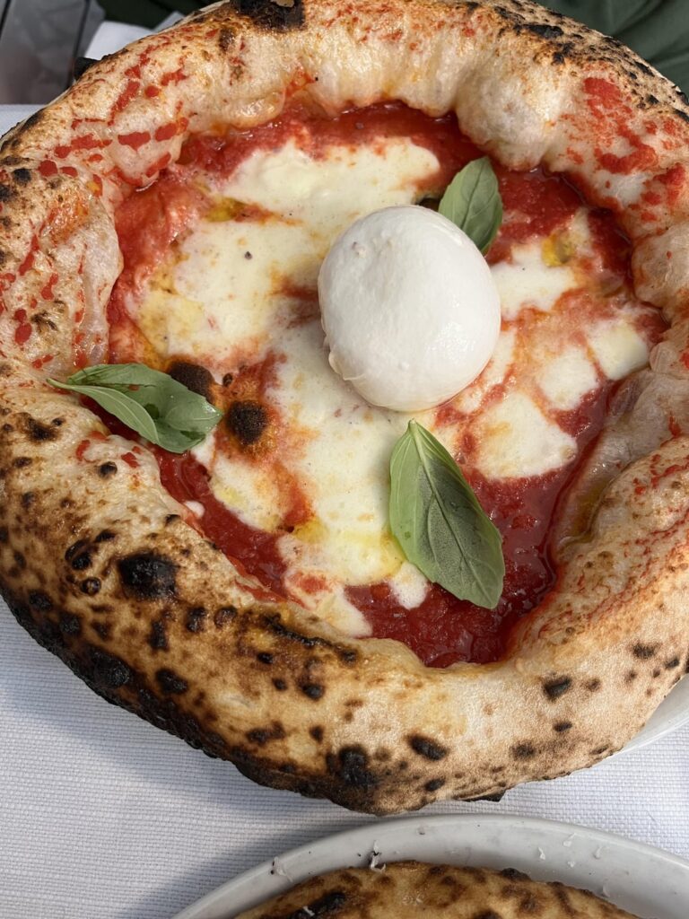 Neapolitan pizza I ate in Rome