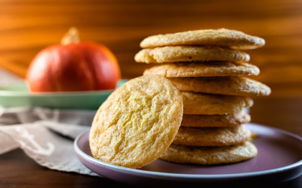 Homemade soft pumpkin snickerdoodles