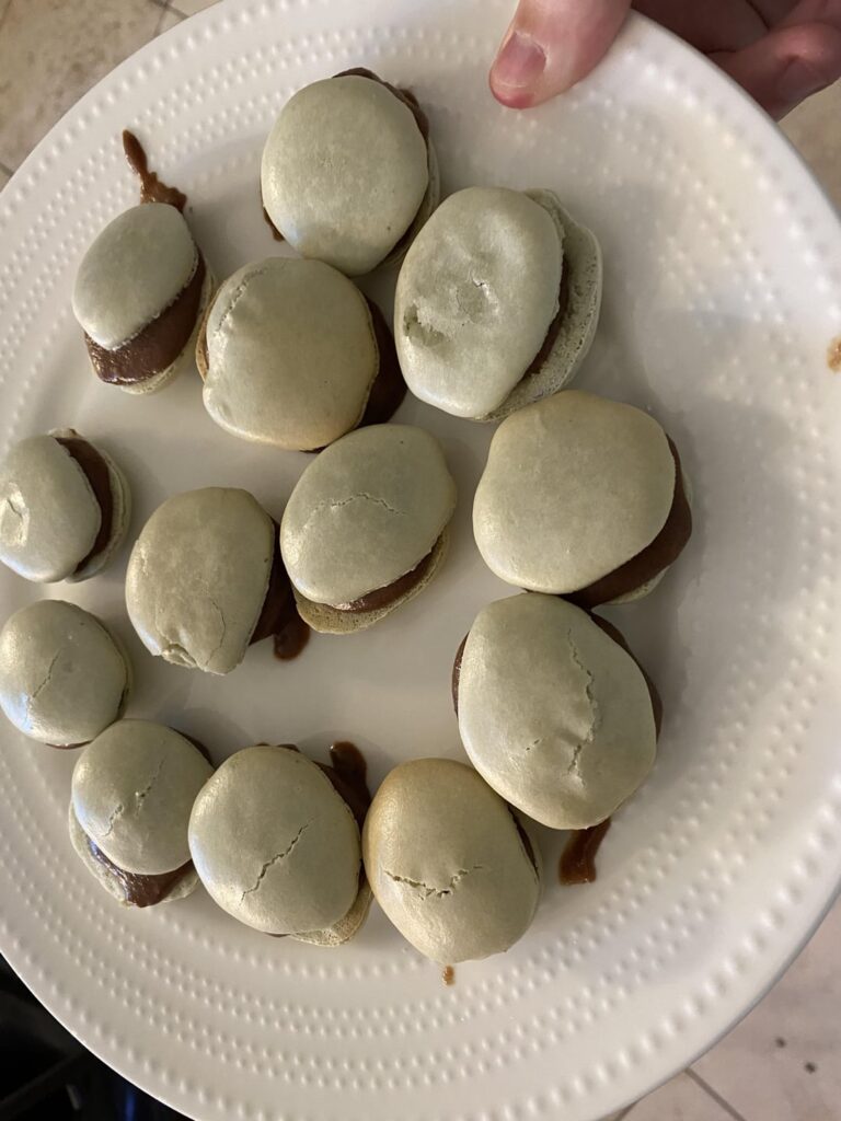 My second go at the macarons!