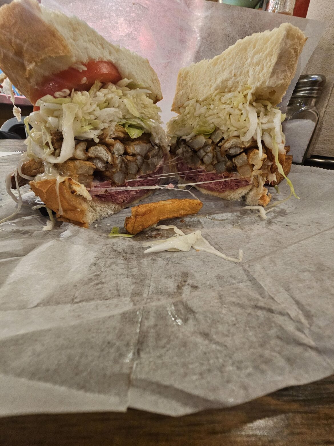 Primanti Bros Pastrami and Cheese.