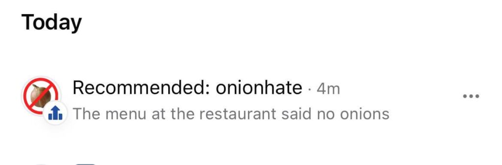 Why would Reddit recommend an onion hater group?