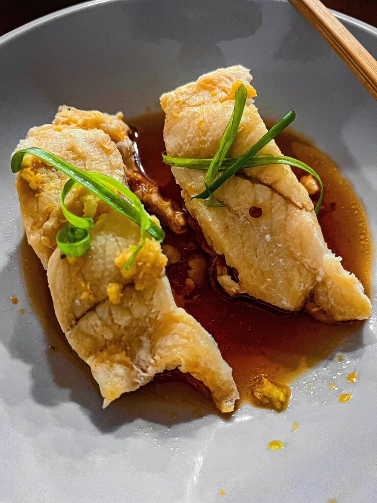 Steamed Ginger Halibut