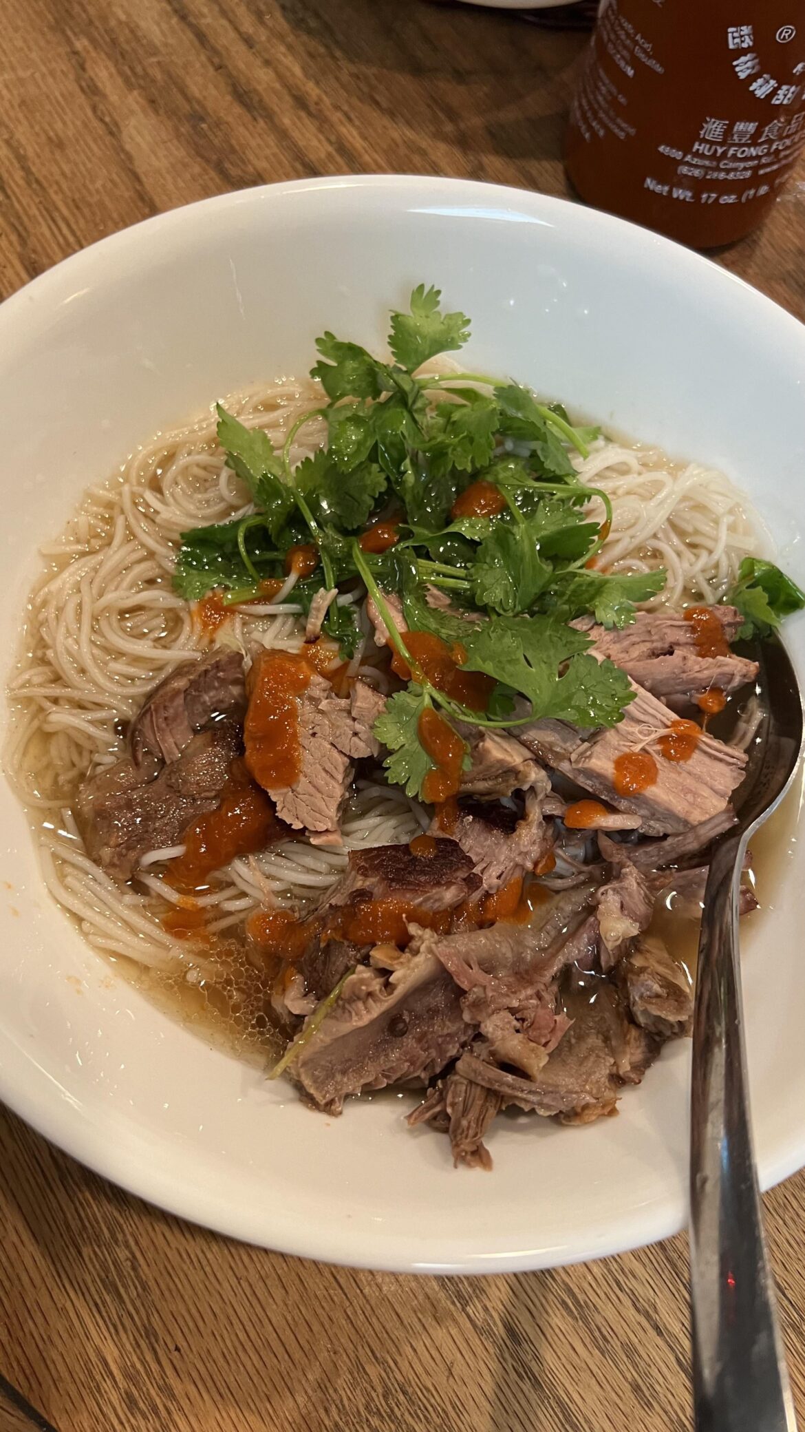 I made some beef pho.