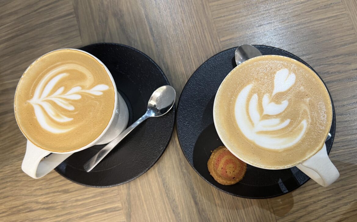 cappuccinos from when I was w my sister😍