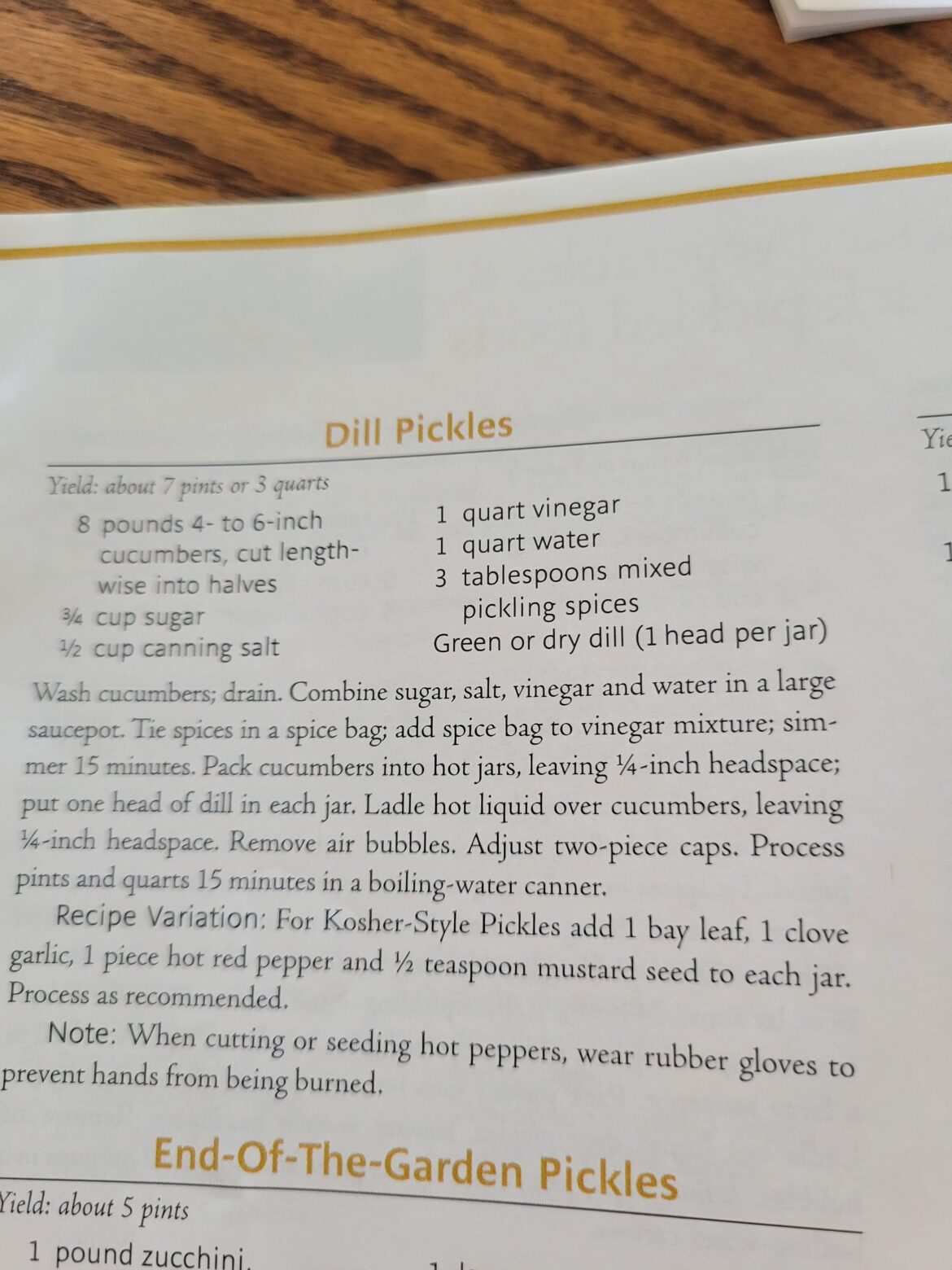 This recipe won't make the pickles sweet right? From the Ball cookbook.