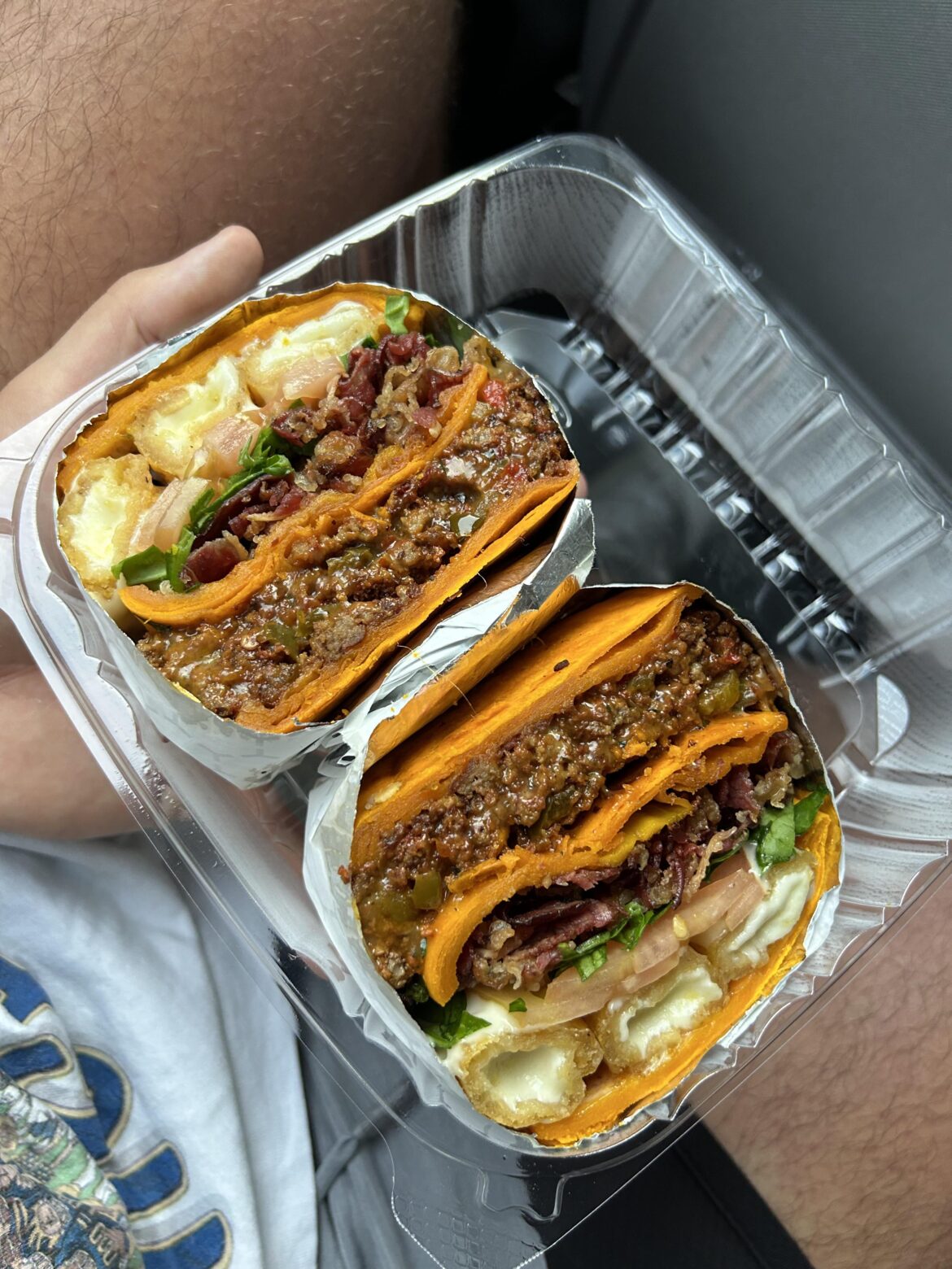 Spicy Chopped Cheese on Jamaican Patties (The Ocky Way)