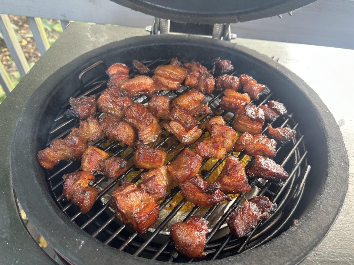 Pork belly burnt ends Joe junior
