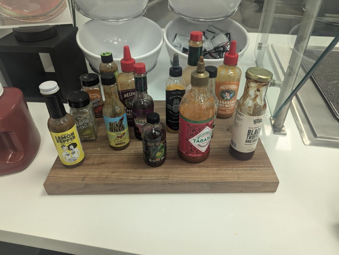 No clue who is putting da bomb on their food at my office but someone is made of steel here.