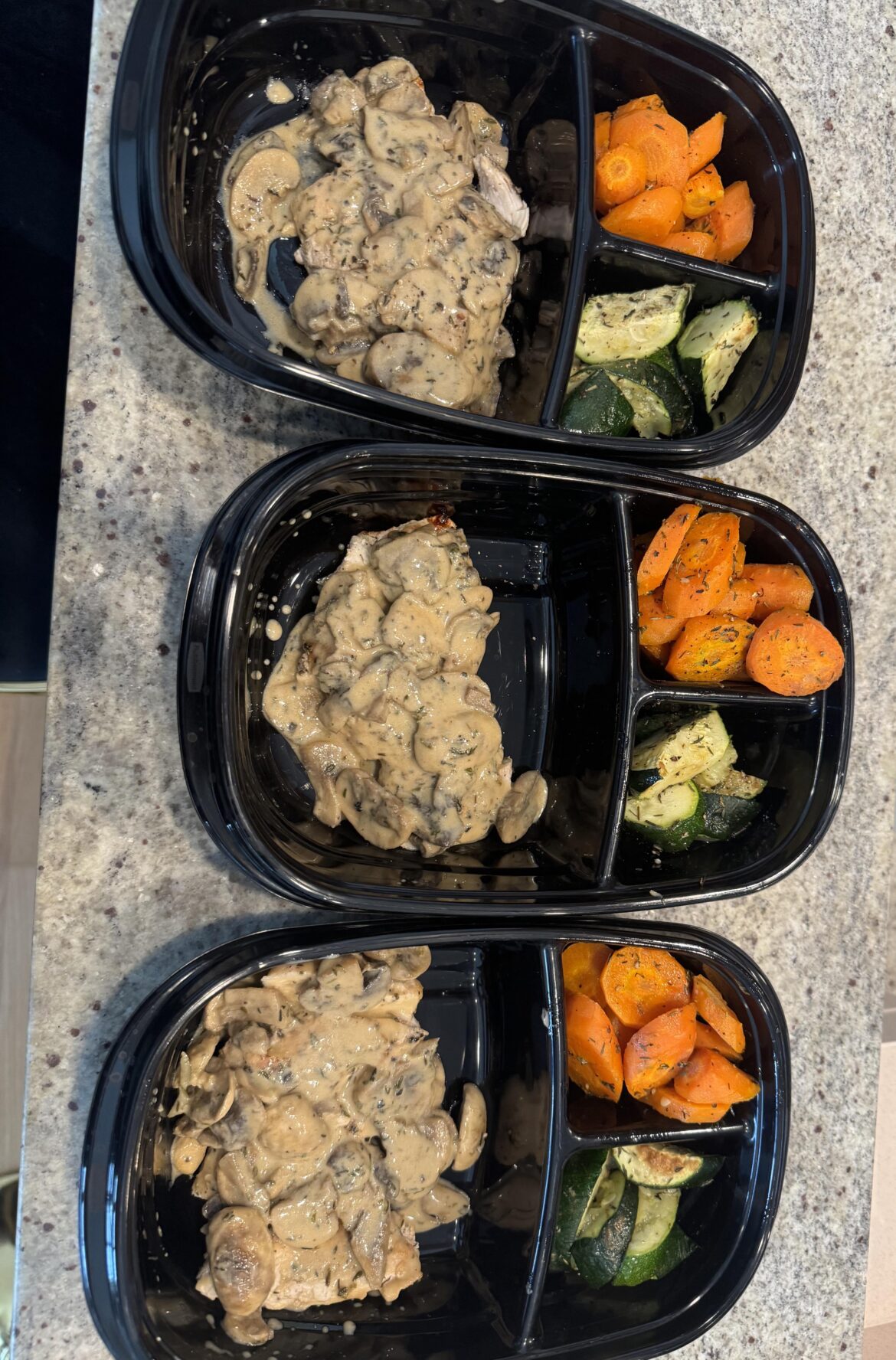 Made the Spanish chicken meal (and put neatly divided in tupperwares )