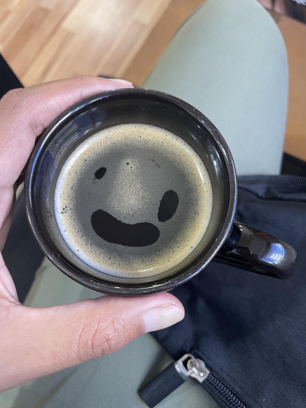 My coffee is happy :)