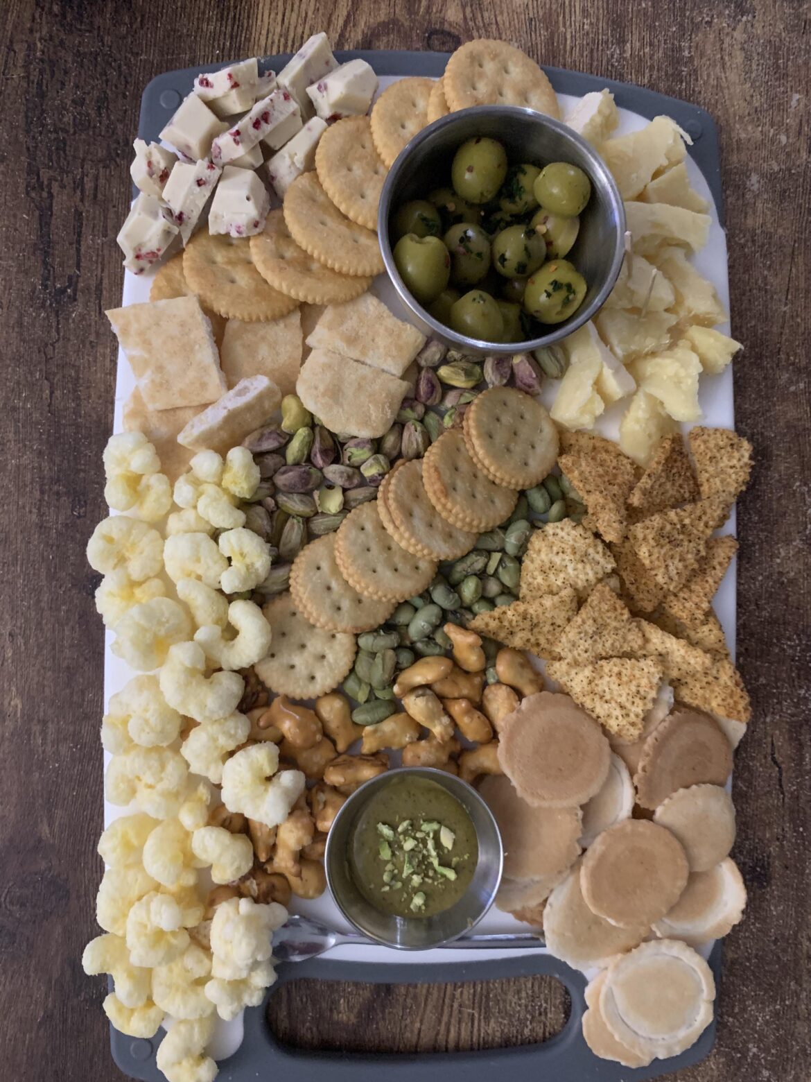 Impromptu board for friends with what was lying around my house!