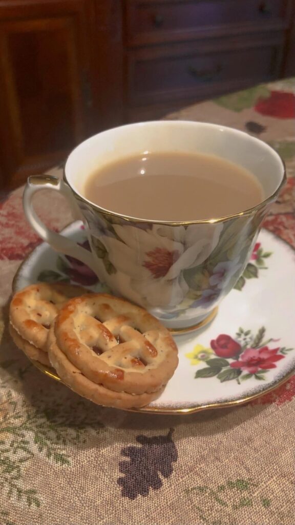 nothing like coffee and biscuits at home 😌