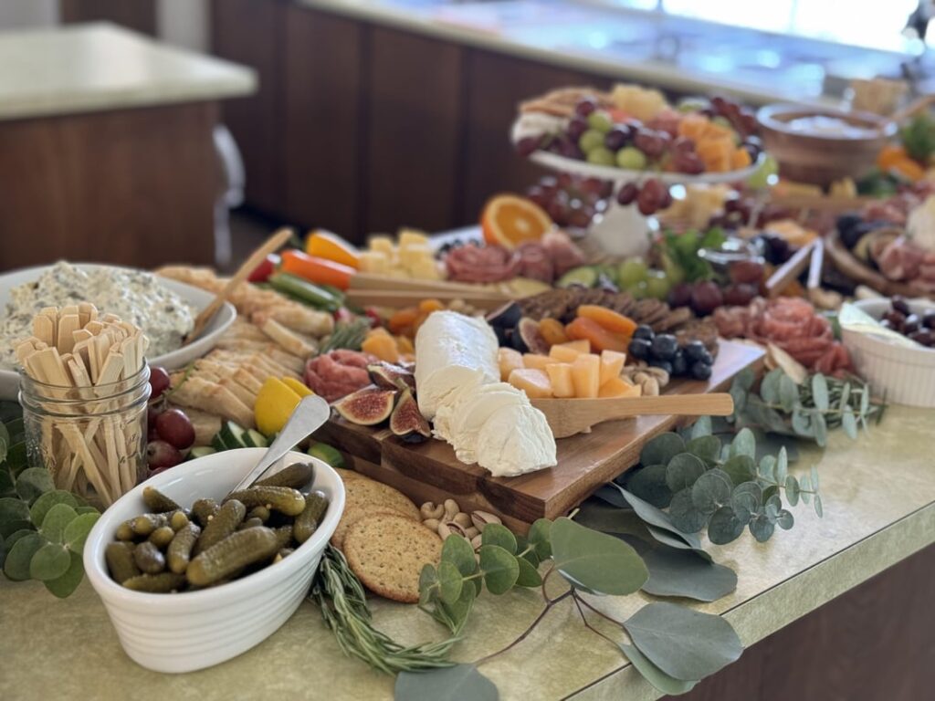 My first grazing table for my mom’s 75th birthday.