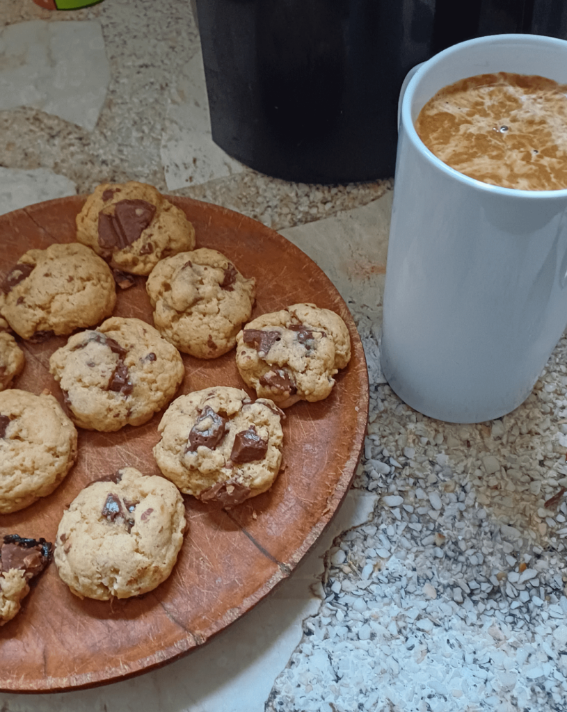 Coffee and homemade cookies