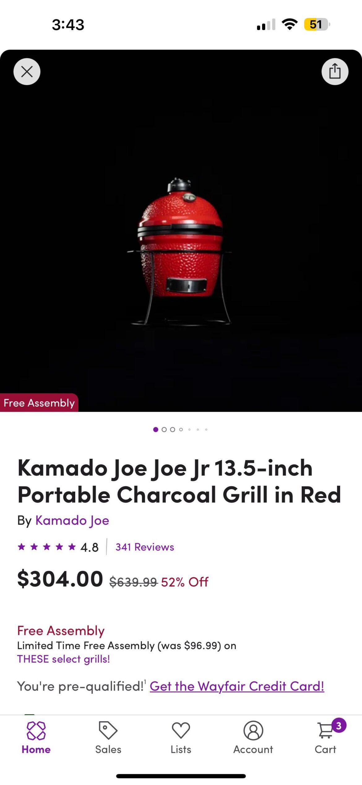 The Joe Jr is @ $304 on Wayfair