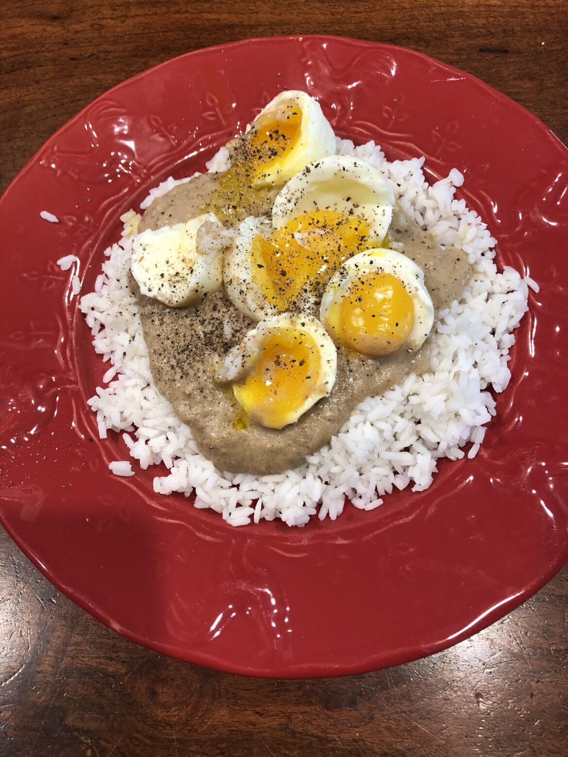 Leftovers Again…with 3 Eggs!