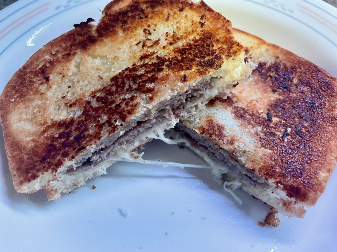 Gyro Grilled Cheese Sandwich