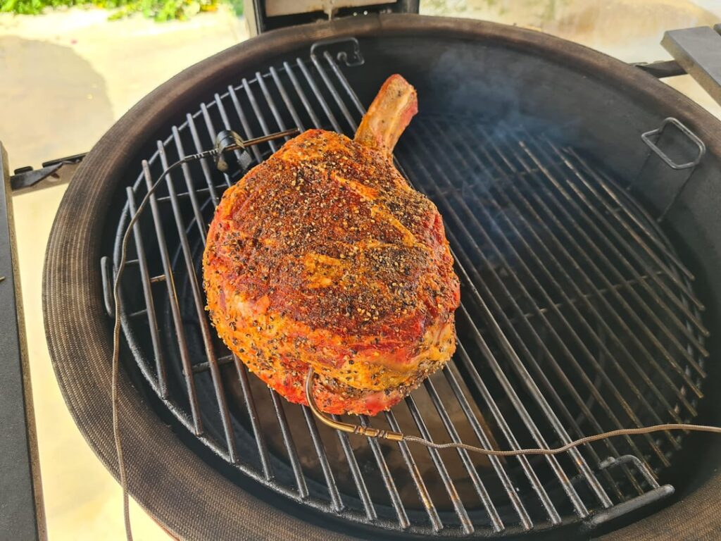 Reverse seared Tomohawk Reverse seared Tomohawk