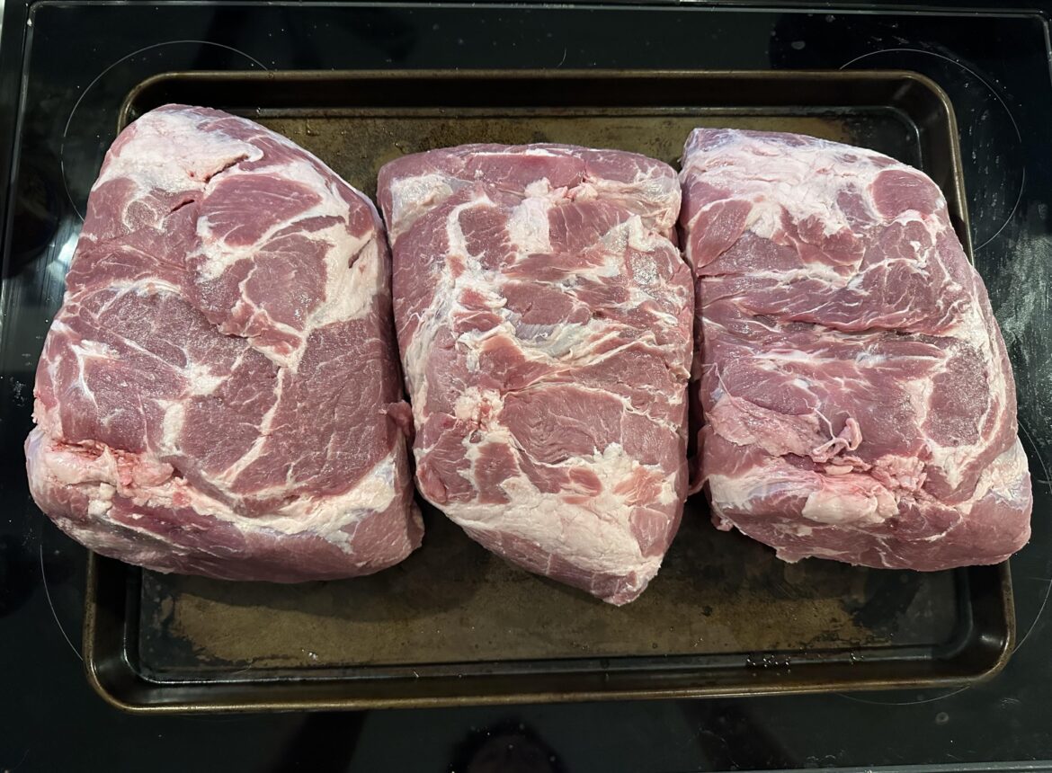 30lbs going in tonight for the kids birthday tomorrow. Wish me luck!