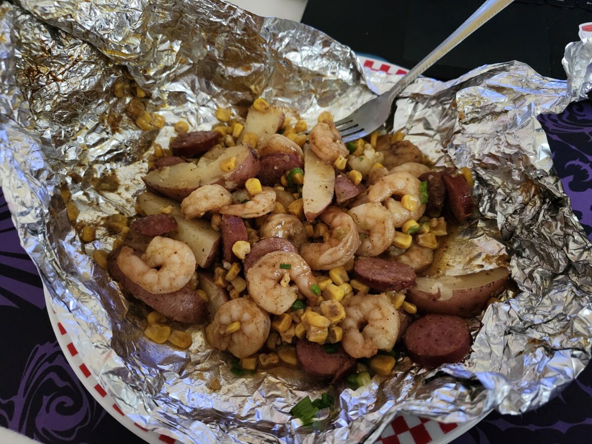 Grilled Old Bay Shrimp "Boil" Packets (bad and dumb "review")