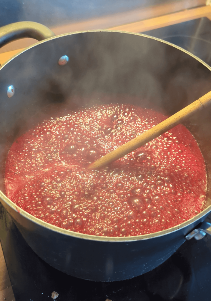 Made foraged blackberry jam today