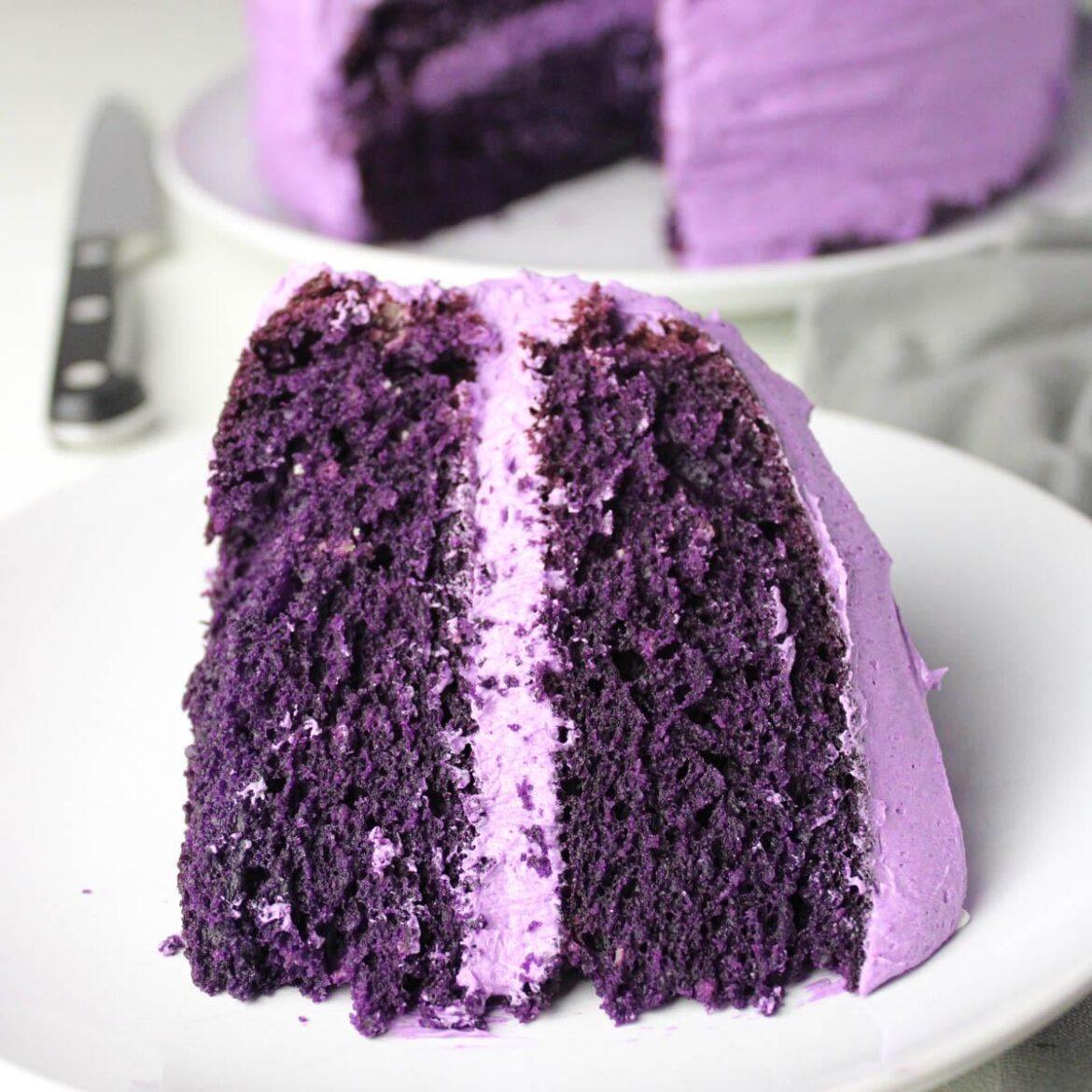 Vegan Ube Cake