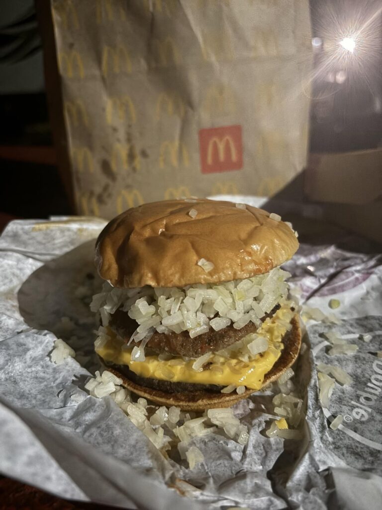 I asked for as much onion as they were allowed to give, I was pleased.