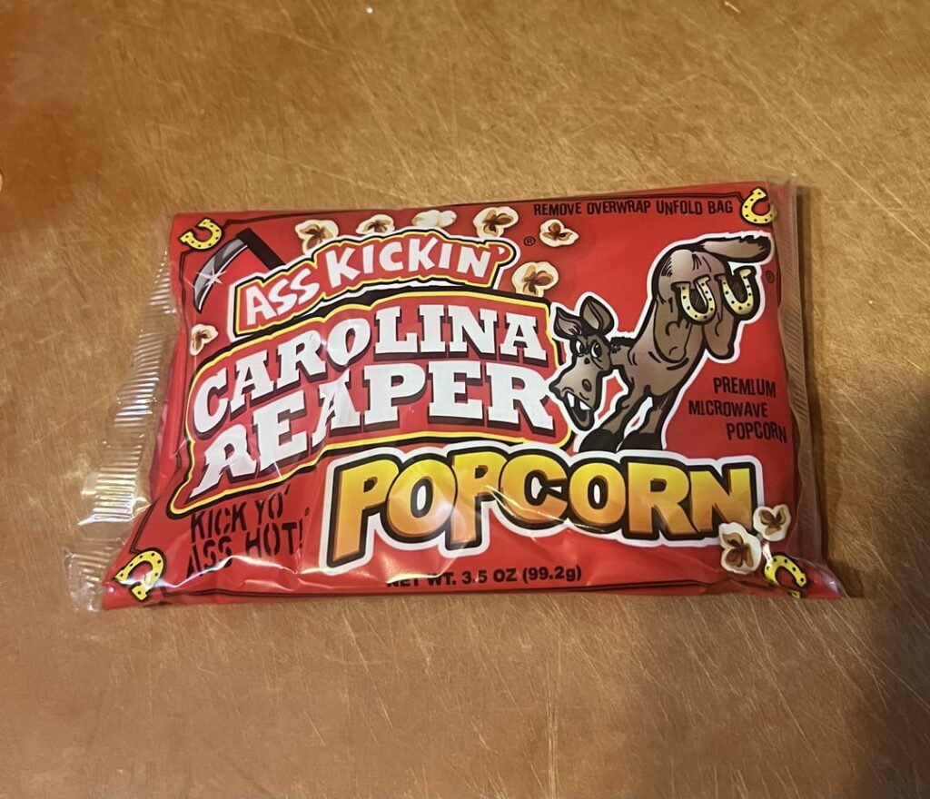 Carolina reaper microwave popcorn