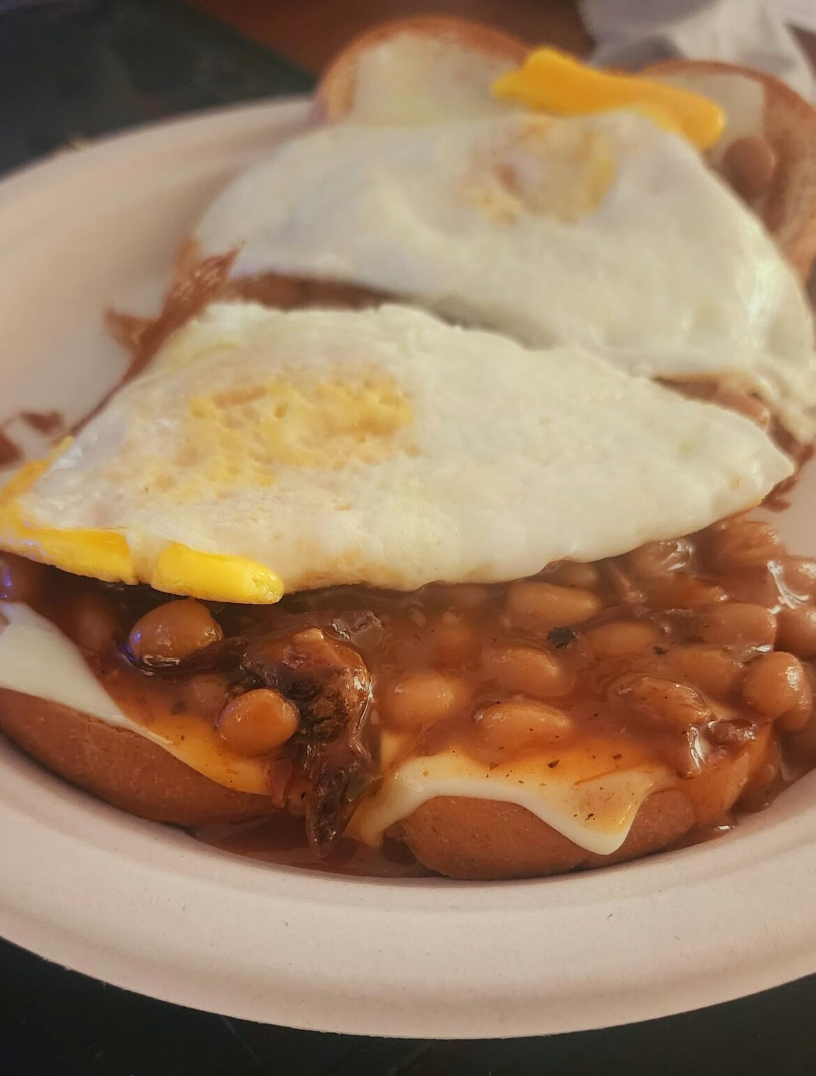 Beans On Toast w/ Eggs