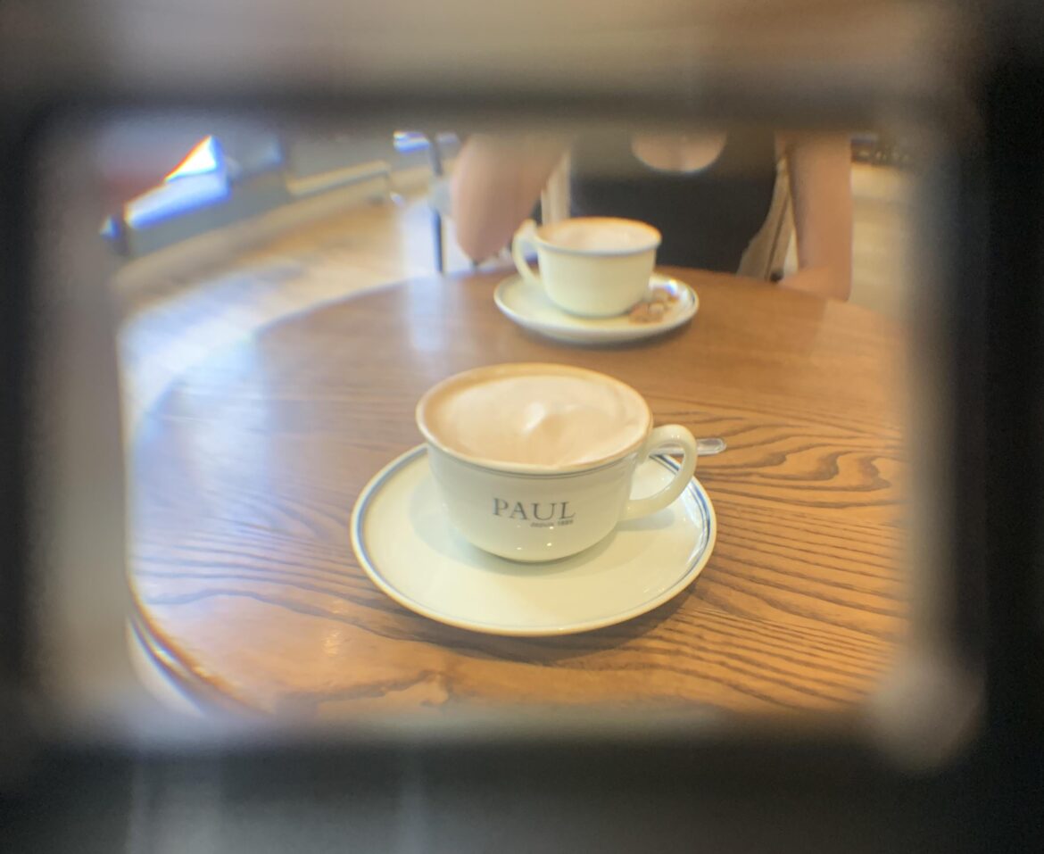 Paul coffee behind my dispo📸☕️