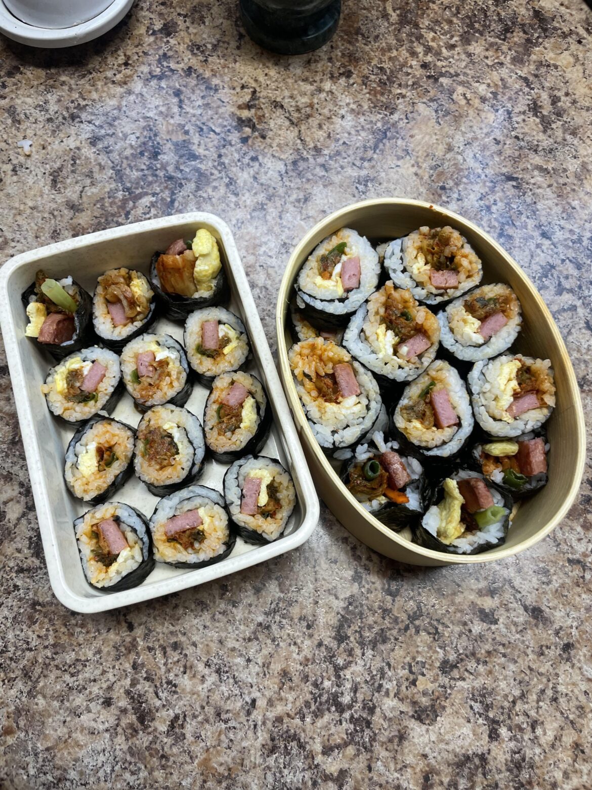 Gimbap for my sons first day at his new school