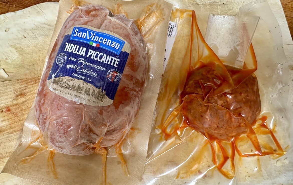 What do I do with a commercial volume of Nduja?