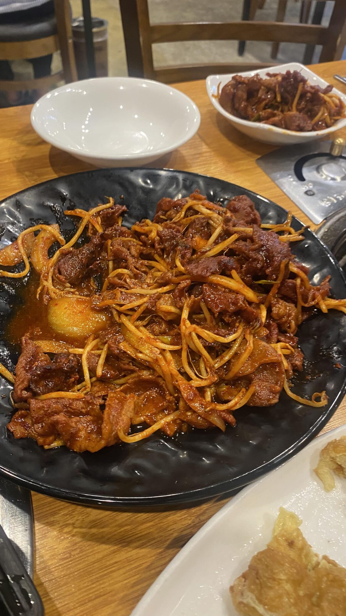 hot pork barbeque (it is called jaeyuck in korean)