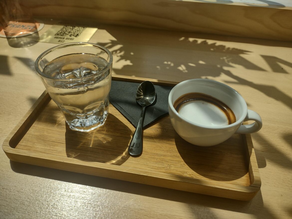 At the risk of life & limb; here's how our specialty cafe makes and presents espresso macchiatos