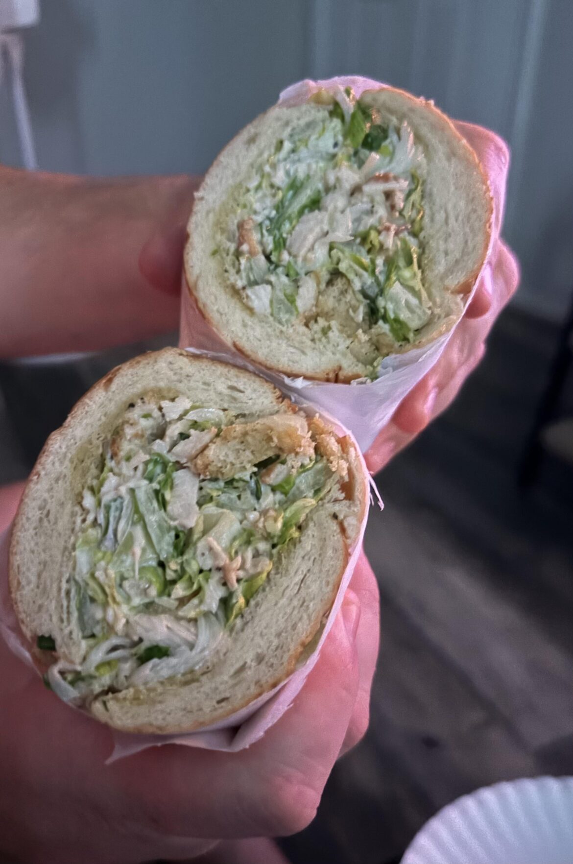 Chopped caesar sub