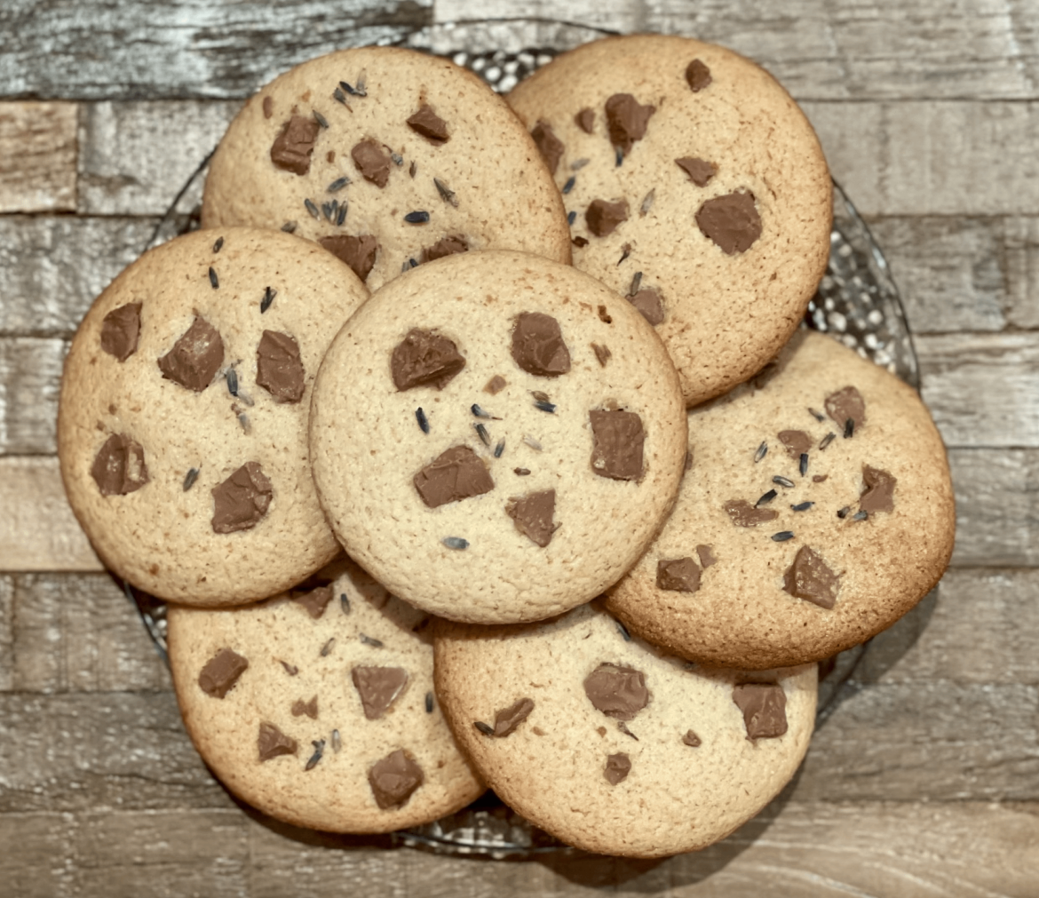 Lavender Brown Butter Honey Cookies (Recipe)