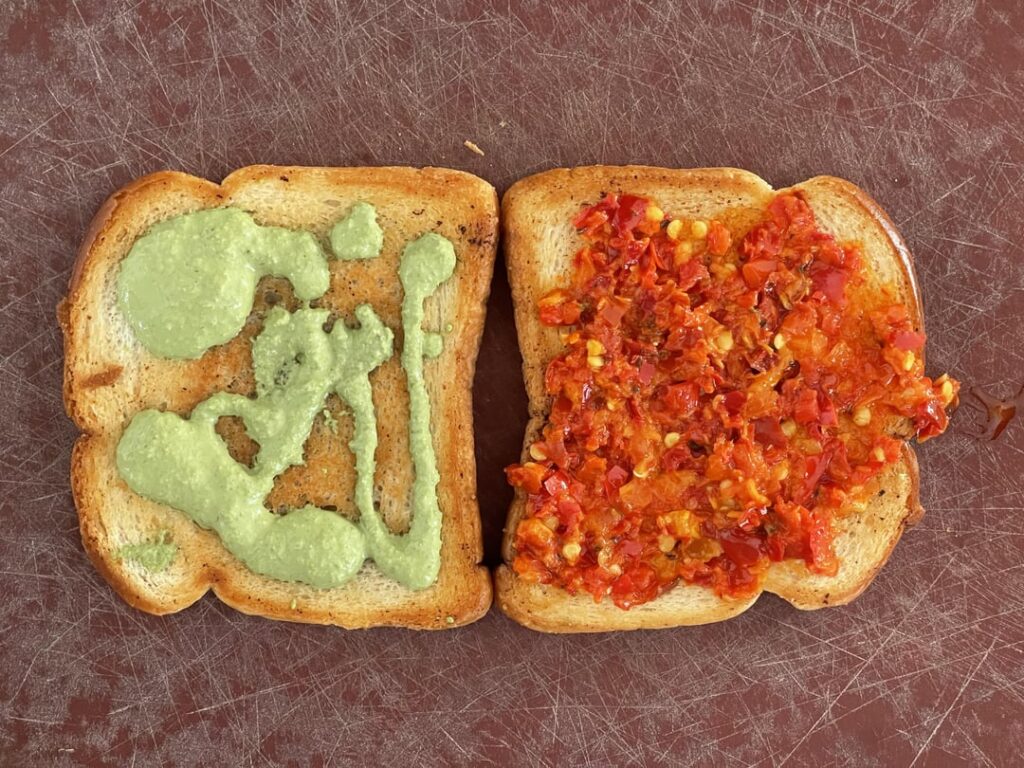 I don’t know what to call this but it’s the best sandwich I’ve ever come up with.