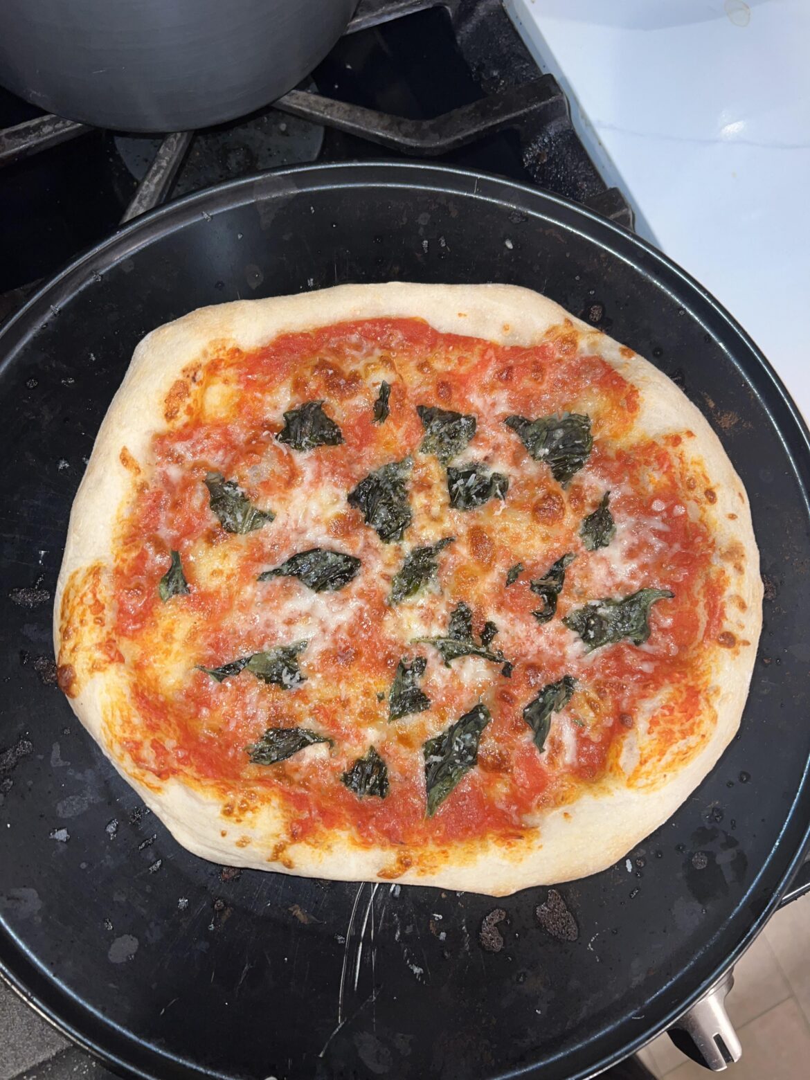 1st attempt making a pizza 😁