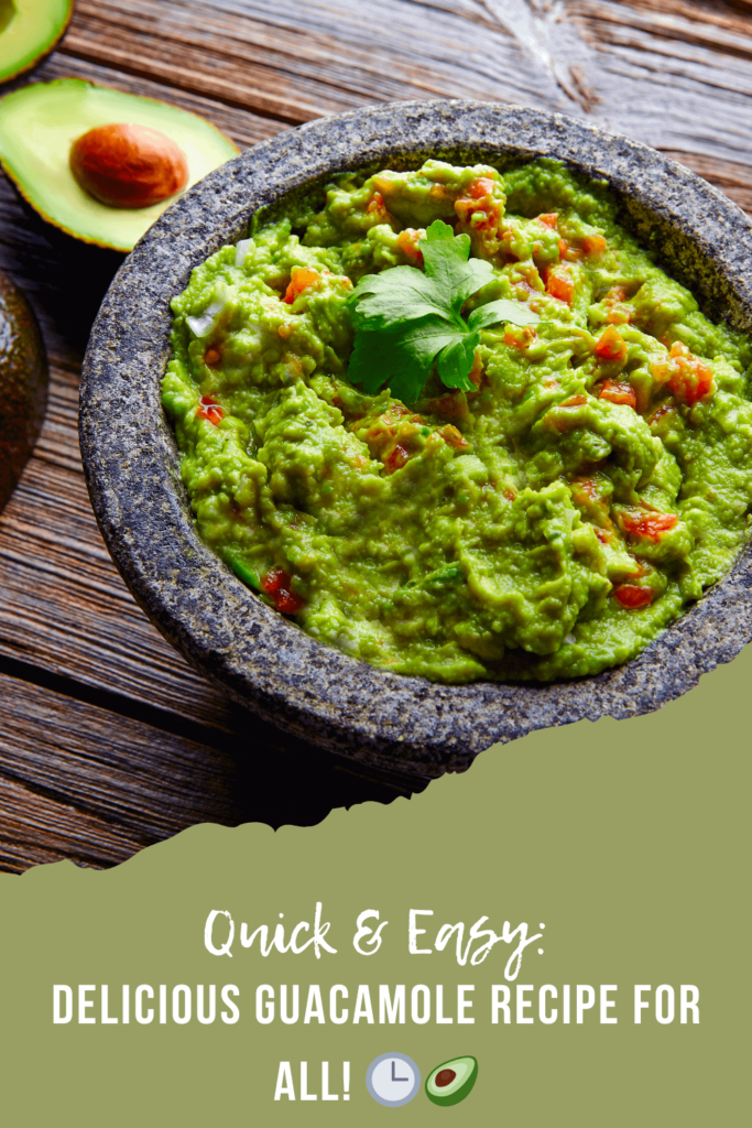 Quick & Easy: Delicious Guacamole Recipe for All! 🕒🥑